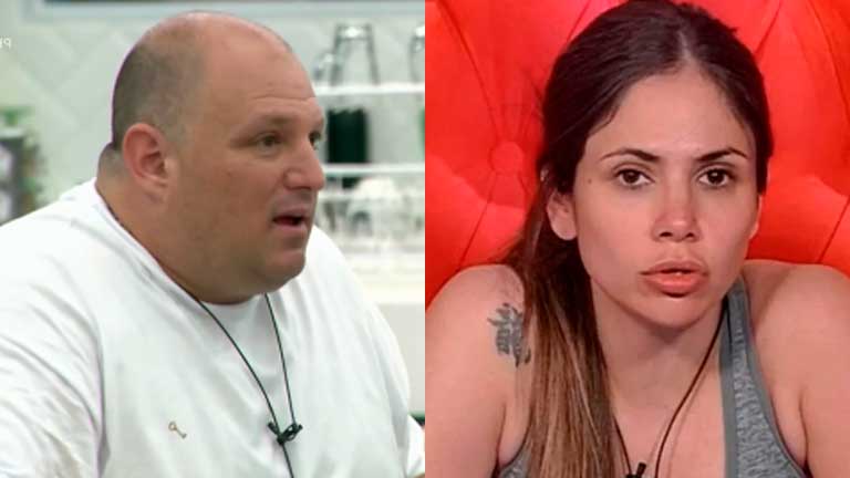 El polémico gesto de Ariel con Romina de Gran Hermano 2022