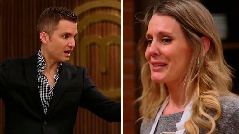 Santiago del Moro le llamó la atención a Rocío Marengo por llorar en MasterChef