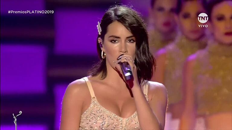 Lali Espósito, en los Premios Platino 2019