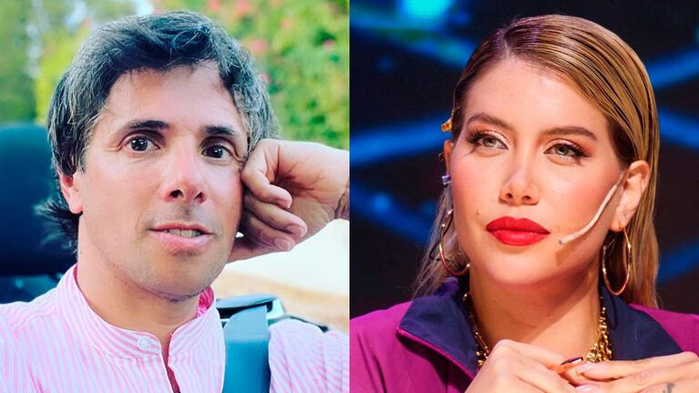 La picante chicana de Robertito Funes Ugarte a Wanda Nara tras el corte de rostro en una nota