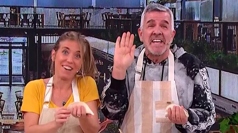 Tremenda definición de Dady Brieva mientras le hacía el repulgue a una empanada: "Es como armar un finito"