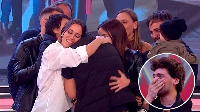 La familia de Lizardo Ponce lo sorprendió en vivo en La Academia