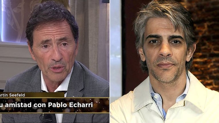 La relación de Martín Seefeld con Pablo Echarri, tras el final de su empresa