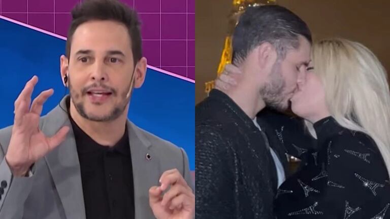 Filosa crítica de Rodrigo Lussich sobre el beso de Mauro Icardi y Wanda Nara: "Él tiene boca de pájaro"