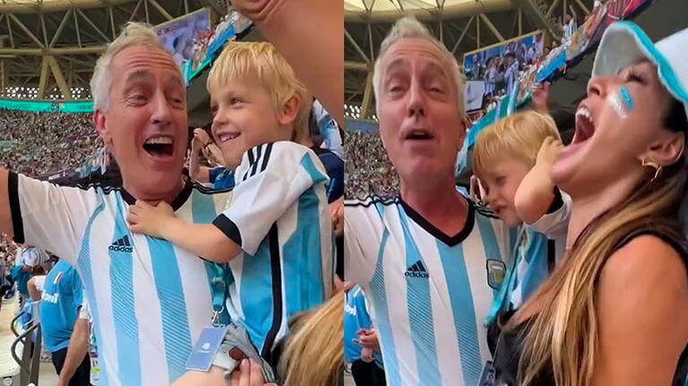 ¡Vamos, Argentina! Así vivieron Marley y Mirko el primer gol de Lionel Messi en el Mundial de Qatar 2022