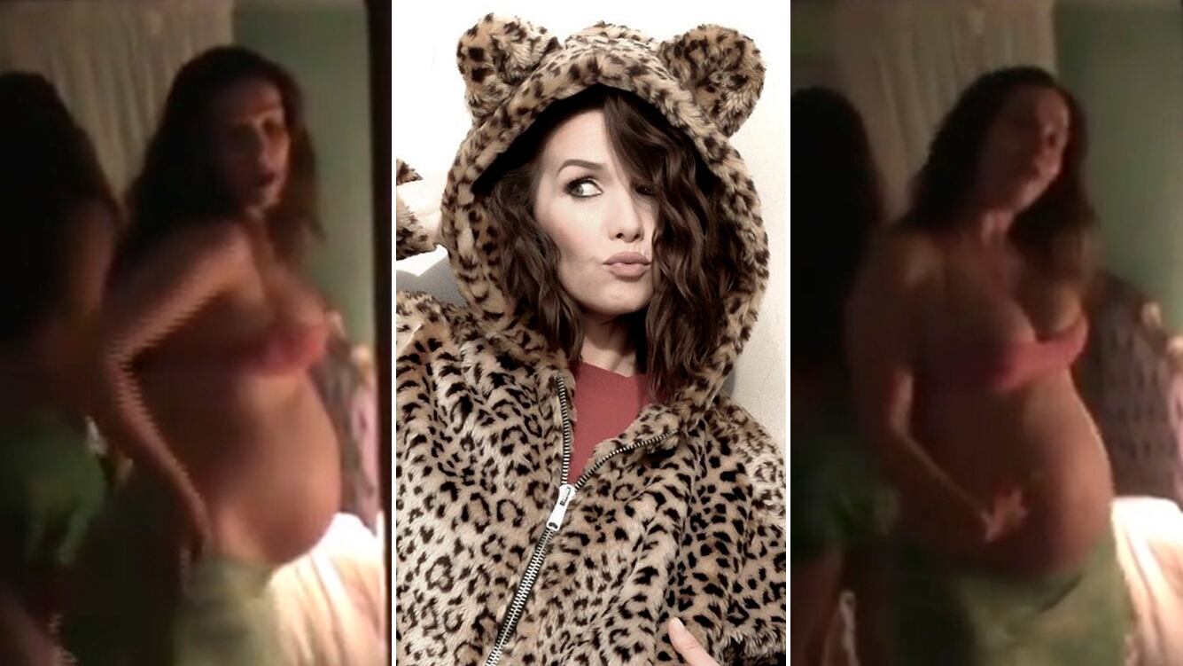 El video inédito de Natalia Oreiro que es furor en las redes: bailando cumbia a días de dar a luz