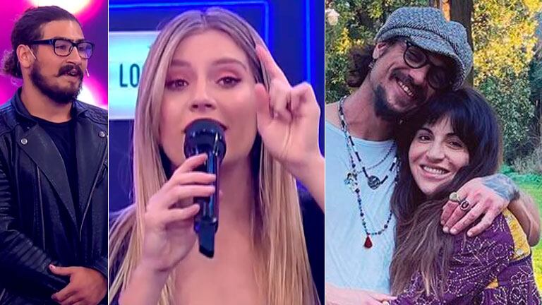 El doble de Daniel Osvaldo sorprendió a Laurita Fernández y ella lo chicaneó con Gianinna Maradona