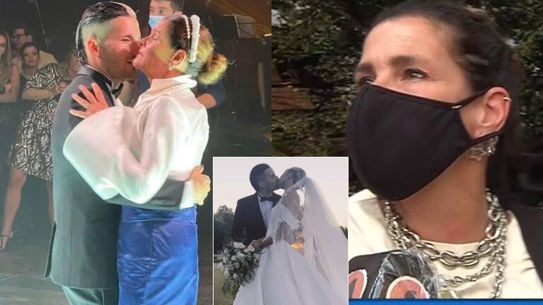 La palabra de Marlene Montaner tras las críticas por su look en la boda de su hijo: "Es un clásico de Carolina Herrera, con camisa blanca y falda negra"