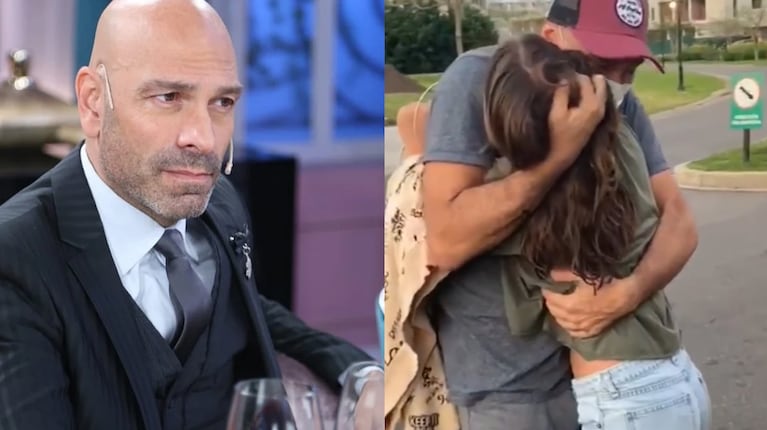 El emotivo reencuentro de Fredy Villarreal con su hija, tras estar internado por covid