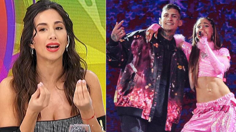 ¡Se indignó! Estefi Berardi criticó con todo a L-Gante tras su polémica actuación en el show de Tini Stoessel