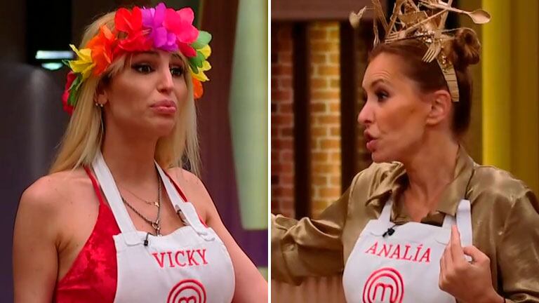 El áspero cruce entre Vicky Xipolitakis y Analía Franchín en pleno MasterChef Celebrity