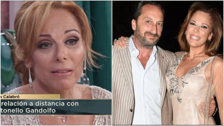 Iliana Calabró contó cómo la crisis económica influyó en el final de su relación con Antonello Gandolfo