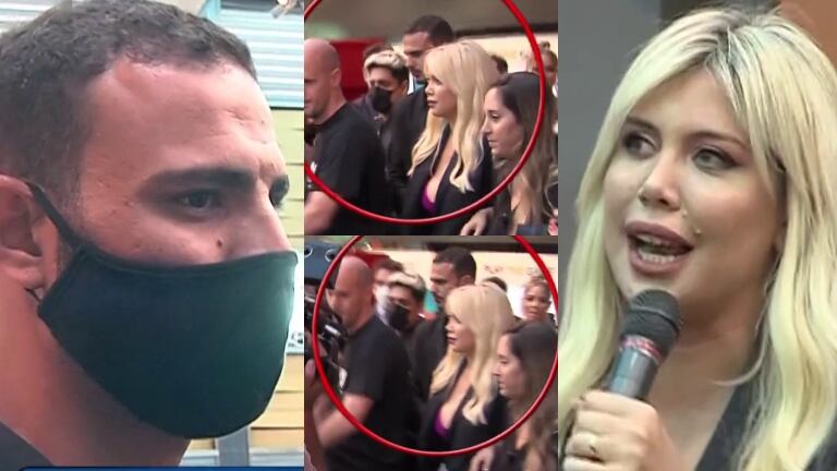 El guardaespaldas de Wanda Nara habló por primera vez sobre ella: "Es sencilla y buena"