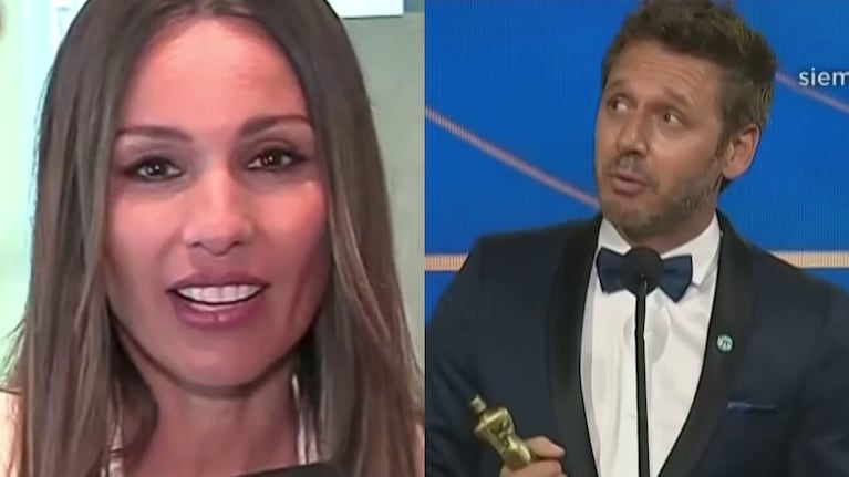 Pampita rompió el silencio sobre el discurso de Benjamín Vicuña en los Martín Fierro 2023 y fue contundente