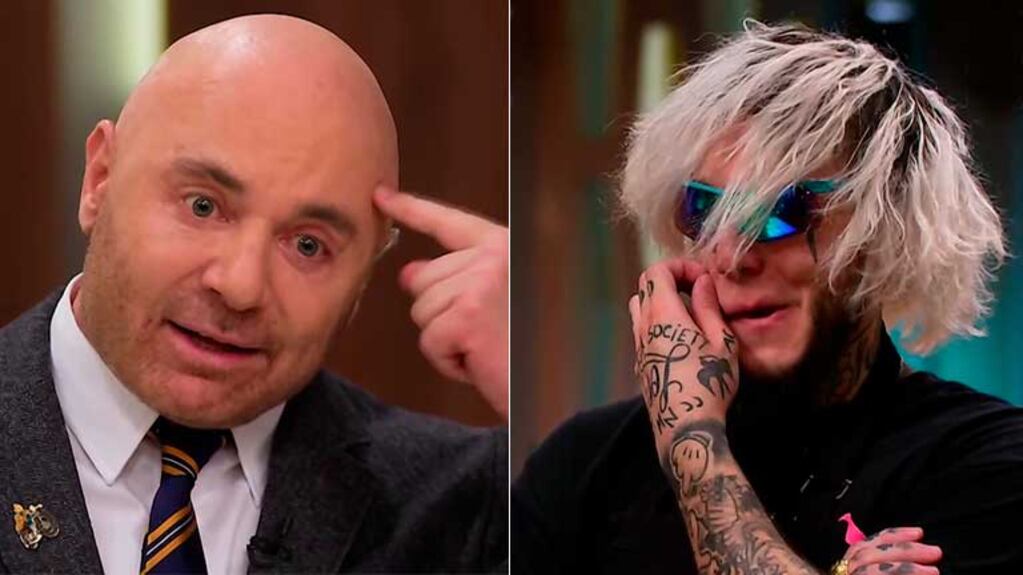 El duro intercambio entre Martitegui y Alex Caniggia en MasterChef Celebrity 2