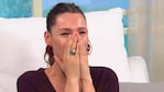  El incómodo momento de Pampita al ahogarse en vivo en su programa