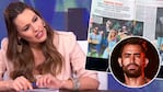 ¡No lo tenía! La pícara reacción de Pampita al ver una foto del torso del Tucu López