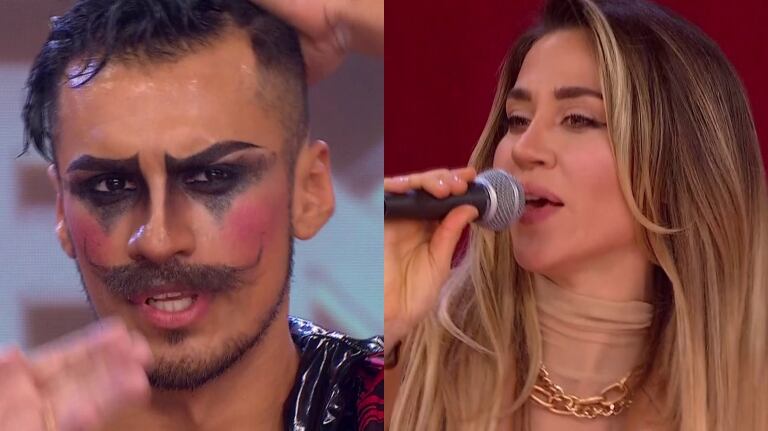 Jimena Barón y el reclamo en vivo a Jony Lazarte en ShowMatch: "Estaba toda encapuchada y los vi"