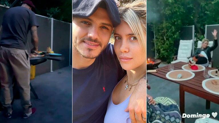 ¡La casa está en orden! Wanda Nara compartió imágenes junto a Mauro Icardi, tras la versión de crisis