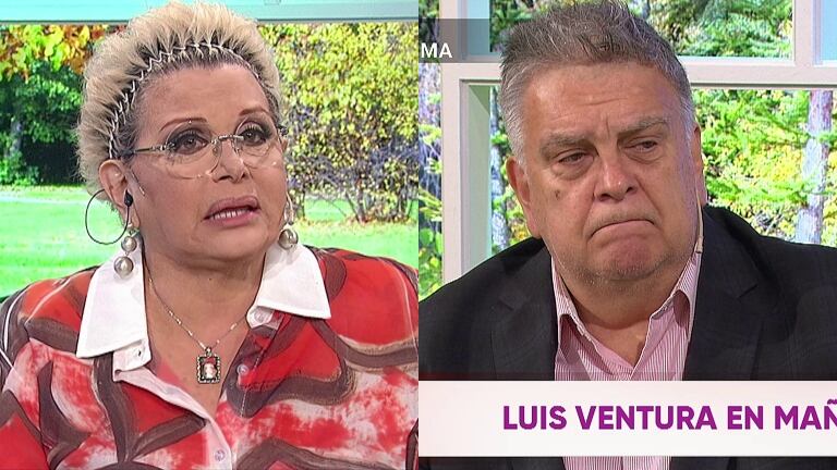 Carmen Barbieri y una frase sin filtro frente a Luis Ventura: "Por momentos me das hasta miedo"