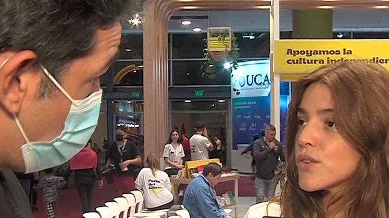 Calu Rivero se negó a darle una nota a Intrusos en la presentación de su libro