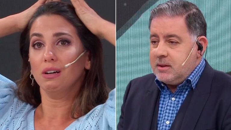 Cinthia Fernández se quebró al recibir el apoyo de Fabián Doman en su trabajo