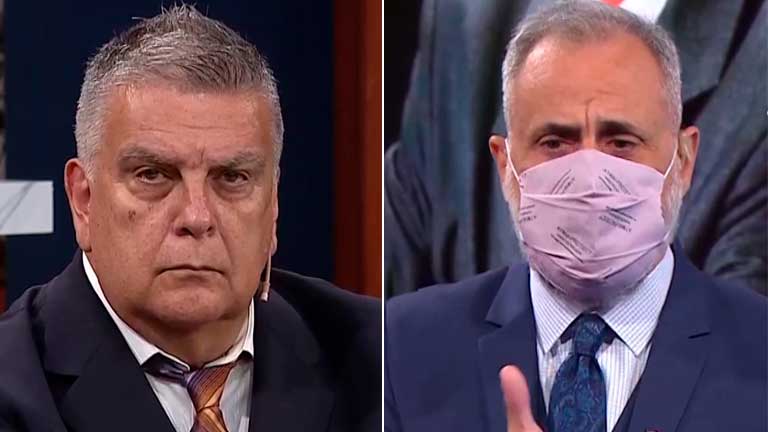 Jorge Rial y Luis Ventura coincidieron en el pase entre