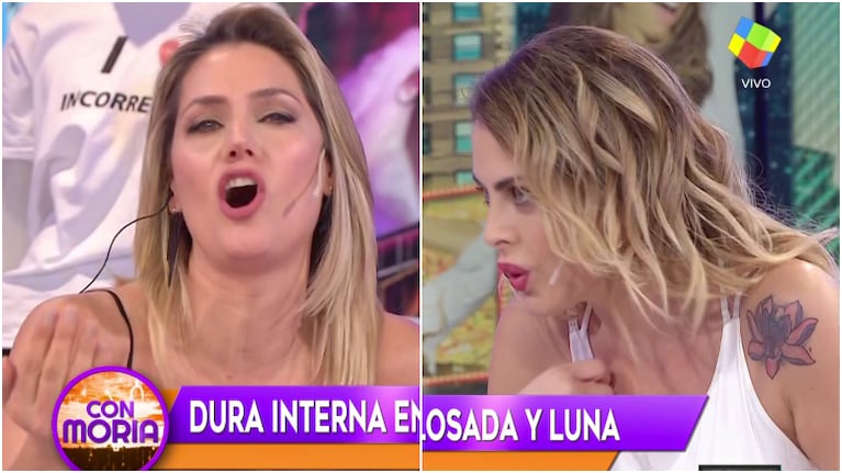 El enojo de Carolina Losada, hincha de Newell's, con Silvina Luna en Incorrectas