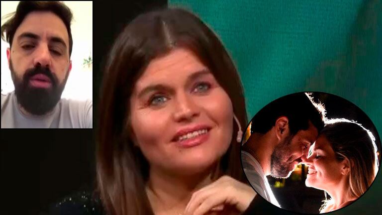 El novio de Angie Balbiani se mostró públicamente por primera vez y le declaró su amor