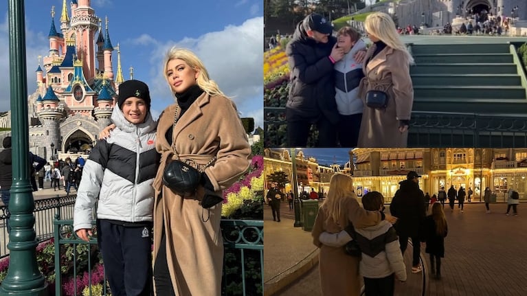 Wanda Nara sorprendió a su hijo Benedicto en su cumpleaños: "Como soñabas, en Disney"