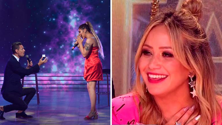 Karina la Princesita se mostró conmovida por la canción de Rodrigo Tapari y Rocío Quiroz