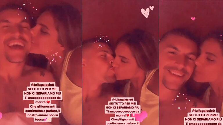 El reencuentro hot de Ivana Icardi con Luifa tras quedar eliminada de el GH italiano