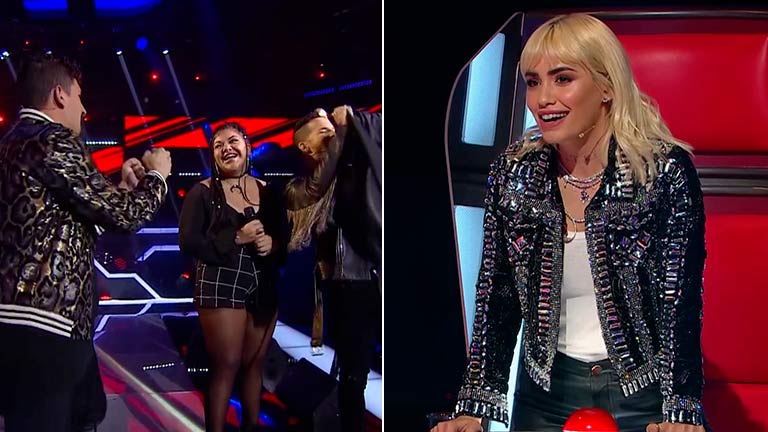 Lali Espósito renegó en broma de un trabajo suyo tras ser “abandonada” por una participante de La Voz