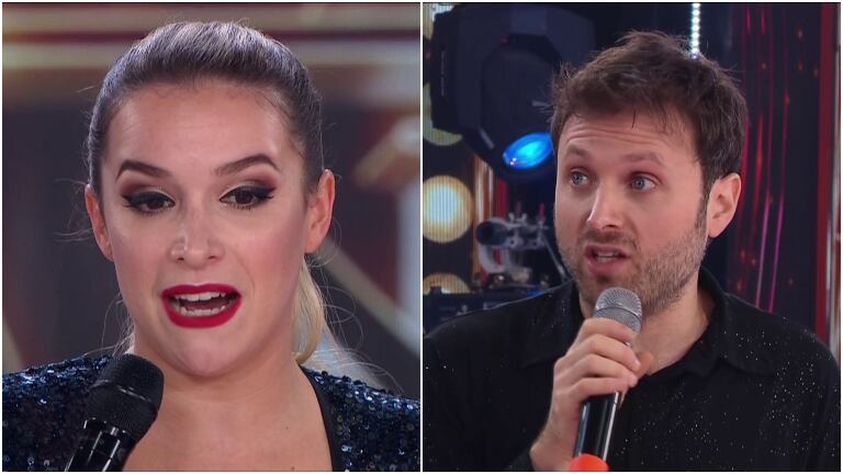 Dan Breitman y Sofía Pachano se cruzaron en la pista del Súper Bailando