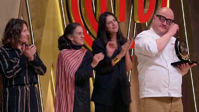 Rodolfo Vera Calderon se emocionó hasta las lágrimas al ganar MasterChef