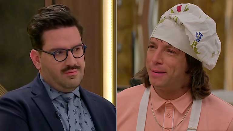 El divertido cruce de Damián Betular y Joaquín Levinton en MasterChef Celebrity