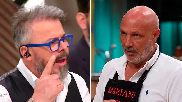 El duro cruce de Donato de Santis y Mariano Dalla Libera en MasterChef Celebrity 2