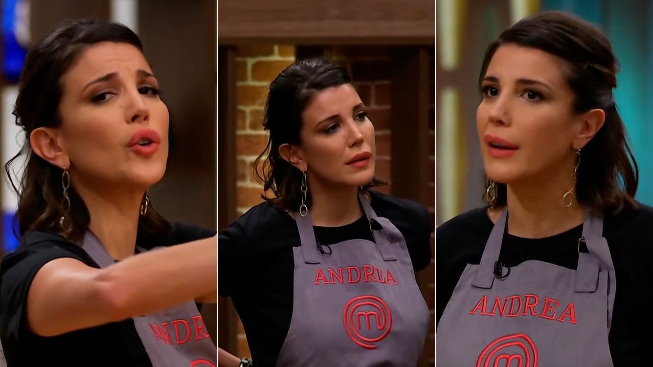 ¡En llamas! El enojo de Andrea Rincón con los jurados en MasterChef: "No miden a todos con la misma vara"