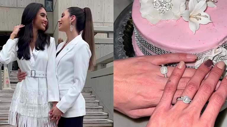 Miss Argentina y Miss Puerto Rico sorprendieron con su boda: "Les abrimos las puertas en un día especial"