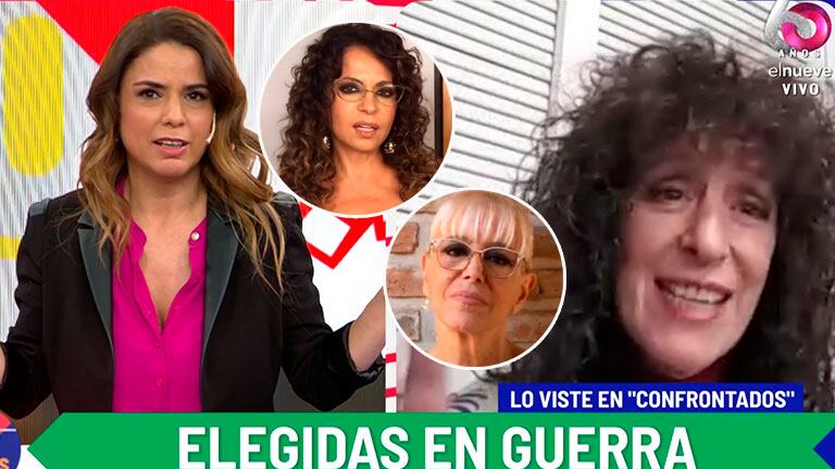 Tensa nota de Julia Zenko con Marina Calabró, incómoda con  los graph de Confrontados