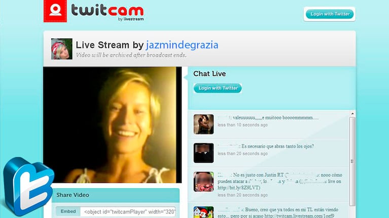 La última twitcam de Jazmín De Grazia, 72 horas antes de morir: “Cambien por ustedes, por su alma”