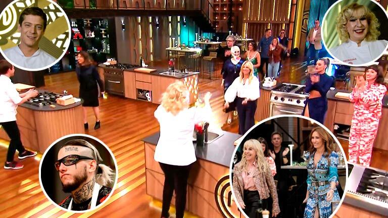 Los famosos se dieron cita para alentar a Gastón Dalmau y Georgina Barbarossa en la gran final de MasterChef Celebrity 2