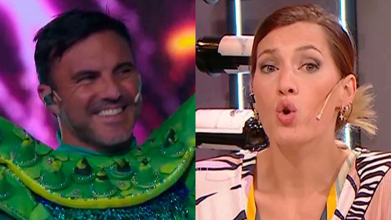 La picara advertencia de Mica Viciconte a Fabián Cubero tras guardar el secreto de ¿Quién es la Máscara?