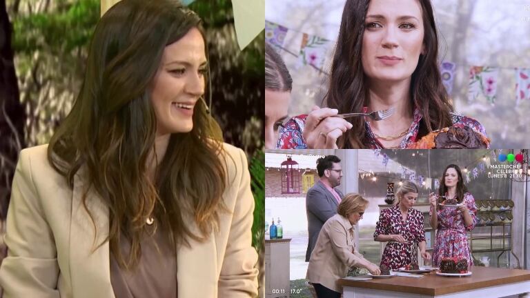 Paula Chaves contó que aumentó de peso grabando Bake Off: "Subí 3 kilos"