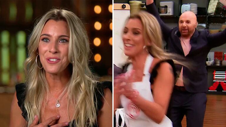 Dani La Chepi se sorprendió con la actitud de Martitegui en un momento lúdico de MasterChef Celebrity 2