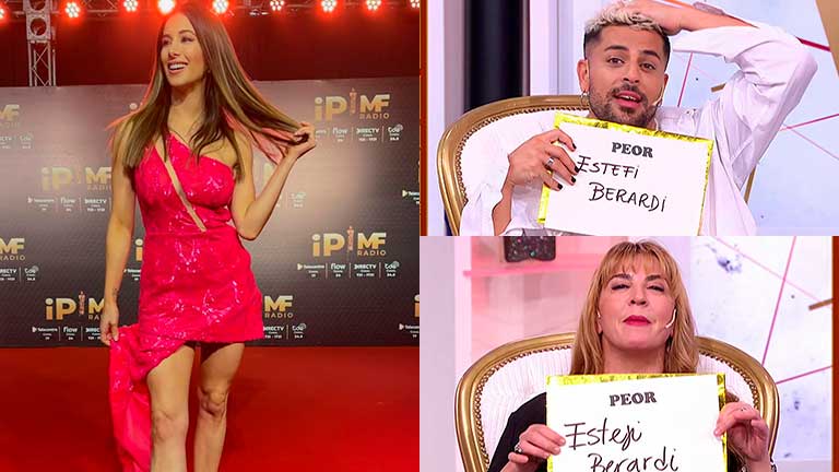 La jaula de la moda eligió a Estefi Berardi como la peor vestida de los Martín Fierro de la radio