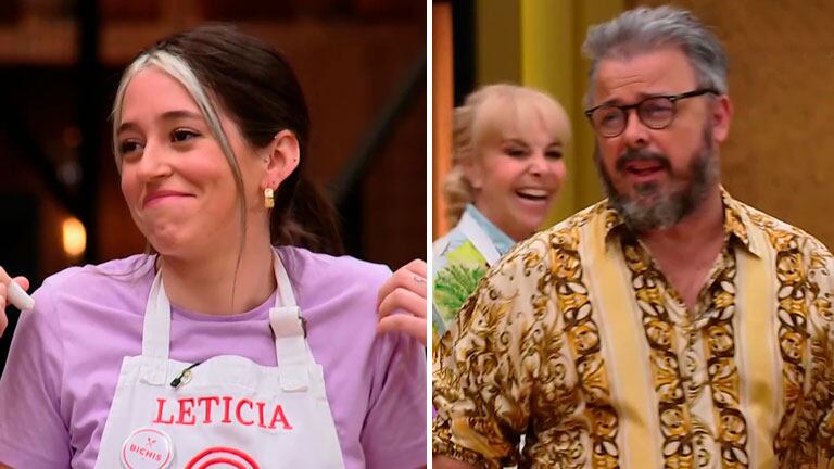 Leticia Siciliani enfrentó una ola de glamour a su manera en MasterChef Celebrity