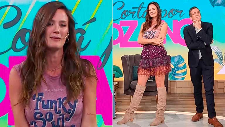 Paula Chaves mostró su cábala al reemplazar a Vero Lozano al frente de su ciclo