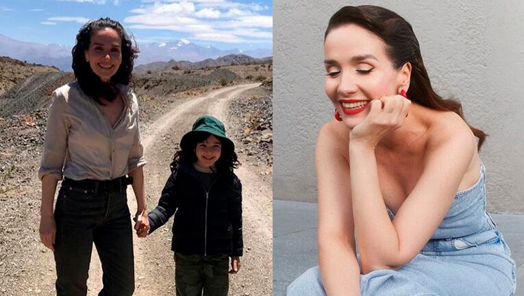 El tierno video de Natalia Oreiro mimando a su hijo Atahualpa