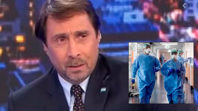 Eduardo Feinmann habló tras estar internado por covid: "Estoy roto"